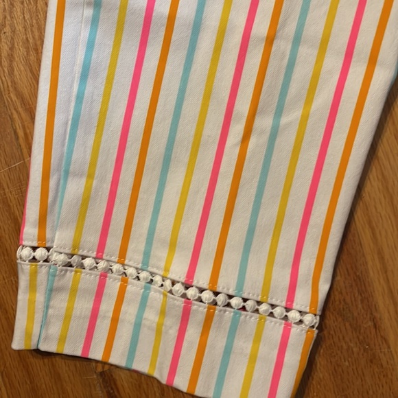 NWT Crown and Ivy Kardi striped ankle pants sizes 16W - Picture 4 of 5